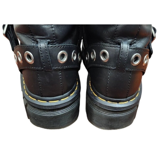 Dr Martens AUDRICK Hardware Leather Platform Boots Women's SOFT COMFORTABLE  10L - Picture 12 of 16